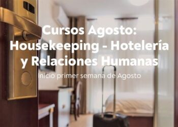 Cursos del Instituto de Hotelería y Gastronomía para el mes de agosto