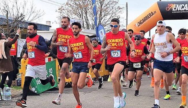 Kevin Genes y Alicia Berardo repitieron triunfos en la Combo 10 K que se corrió en Ombúes de Lavalle