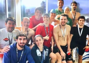 Plaza Colonia hizo podio en IV Torneo de Invierno Máster de Natación