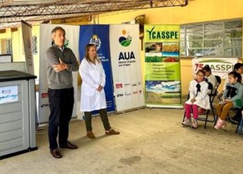 Instalaron una nueva unidad potabilizadora de agua en la Escuela N° 13 de Piedras de los Indios