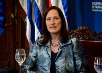 La Embajadora Heide Fulton recorrió Colonia y se reunió con el Intendente Carlos Moreira