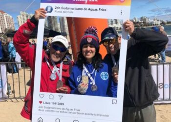 Destacadísima actuación coloniense en el Sudamericano de Aguas Frías en Punta del Este