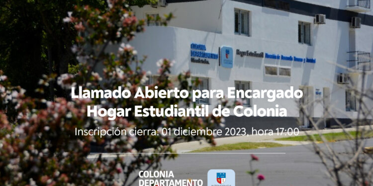 Abrieron llamado para cubrir un cargo de Encargado en el Hogar Estudiantil de Colonia
