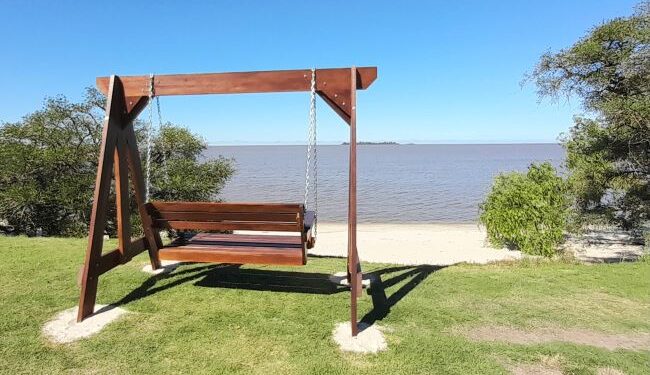 Quedaron habilitadas las hamacas colocadas en la Rambla Costanera