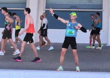 Excelente actuación de Santiago Sobrero en la Maratón de Valencia