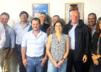 Walter Verri y Andrea Maddalena recorrieron empresas del circuito de la industria láctea de Colonia