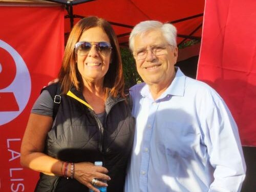 Tabaré Viera recorrió la Criolla del Prado junto a varios dirigentes que apoyan su precandidatura a la Presidencia