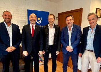 Ministro Sanguinetti recibió al diputado Colman y representantes del sector turístico del departamento de Colonia