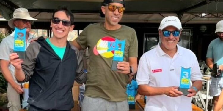 Otra brillante actuación de Fabricio Olivera y Adriano Motta en aguas abiertas