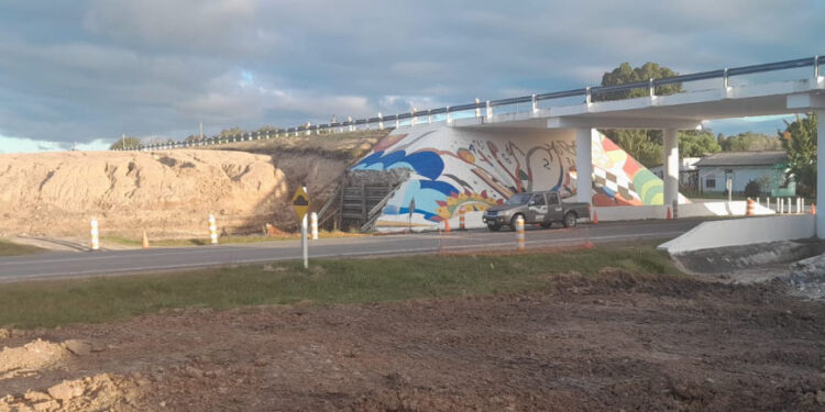 MTOP avanza en los trabajos de la doble vía en Colonia Valdense