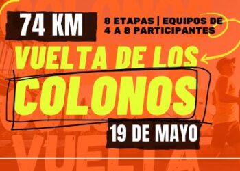 Se corre este domingo 19 la tercera edición de la Vuelta de los Colonos