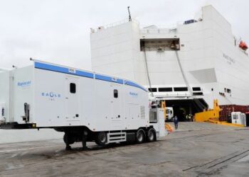 Llegaron al país dos nuevos escáneres para el Puerto de Montevideo