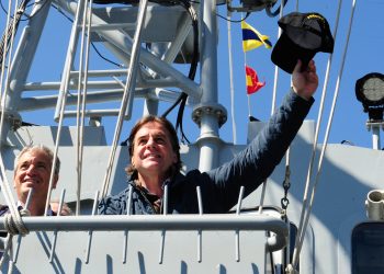 Presidente Luis Lacalle Pou inauguró las obras del dragado en el Puerto Deportivo de la ciudad de Carmelo