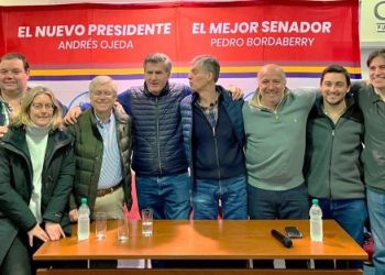 Diputada Reisch con Bordaberry en el lanzamiento de la 10 en San José