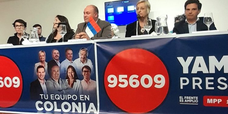 Nuevo acuerdo electoral en el Frente Amplio de Colonia lanzó lista para las elecciones nacionales de octubre