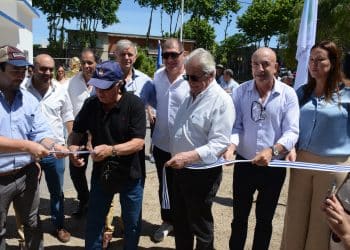 Inauguraron de manera parcial algunas de las obras en la Plaza de Deportes