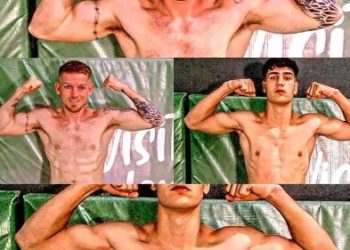 Boxeadores del Club Plaza Colonia en la definición de torneo de la FUB