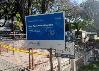 Está en ejecución la obra de construcción del Paseo Héctor Colombo