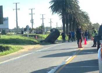 Siniestro fatal en Ruta 1 deja como saldo una mujer de 44 años fallecida