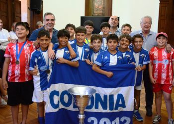 Intendente Moreira recibió a la selección de Fútbol Infantil Campeona Nacional