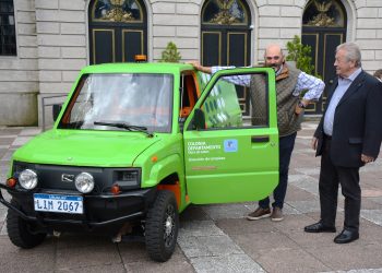Nuevo vehículo eléctrico para recolección de residuos en el Barrio Histórico