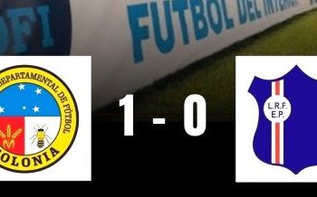 La Roja de Colonia le ganó 1-0 a Ecilda Paullier y cerró como líder la primera vuelta de la Copa Nacional