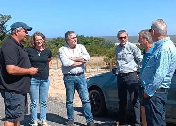 Guillermo Rodríguez recorrió balnearios de la zona Este del departamento