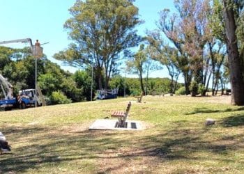 Inauguración de las obras en el Parque Durieux de Rosario