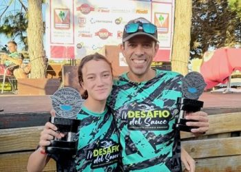 Fabricio Olivera y Viviana Pippo ganaron los 4 K del Desafío del Sauce