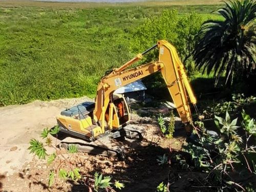 Intendencia de Colonia continúa con los trabajos en el Paseo de Las Delicias