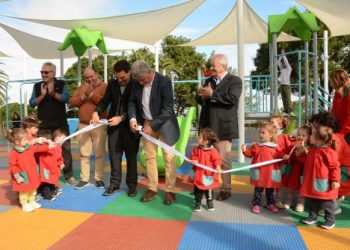 Se inauguraron oficialmente las nuevas obras en el Parque Lineal AFE de Colonia