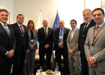 Senador Nicolás Viera en delegación del PARLASUR que se reunió con Esteban González Pons en Estrasburgo