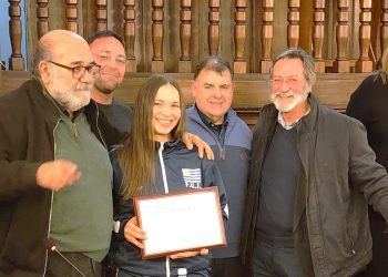 Junta Departamental reconoció a la joven judoca lacacina María Eugenia Brun