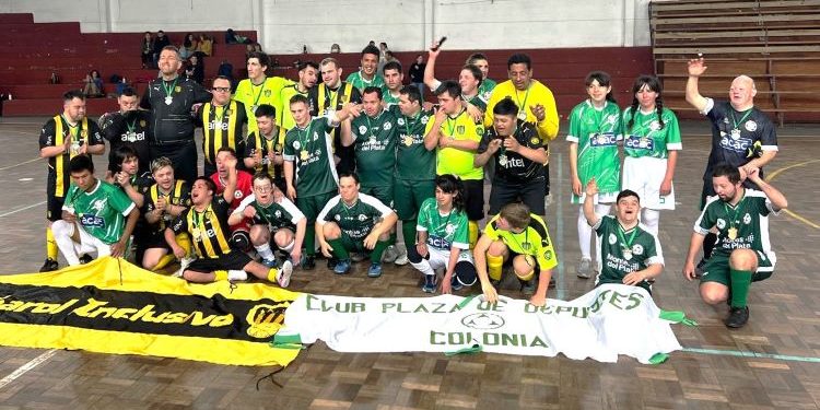 El Club Plaza de Deportes y Peñarol unidos por la inclusión a través del Futsal Down y de Discapacidad Intelectual