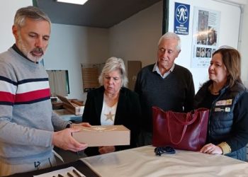 Presidenta de ICOMOS Uruguay visitó la Escuela Taller Manuel Lobo