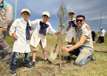 El Parque Lapacho Rosado se renueva y se consolida como un polo comunitario en la localidad de Conchillas