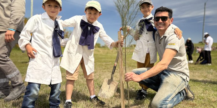 El Parque Lapacho Rosado se renueva y se consolida como un polo comunitario en la localidad de Conchillas