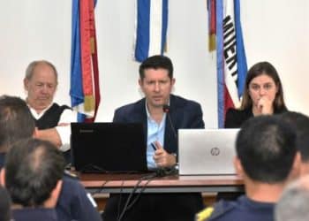 Jefatura de Colonia lideró capacitación interinstitucional sobre Ley Antilavado