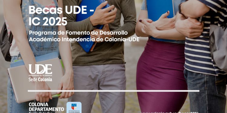 La Intendencia de Colonia y la UDE abren la convocatoria para las becas 2026