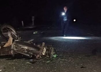 Trágico choque frontal entre dos motos deja un fallecido y un herido grave