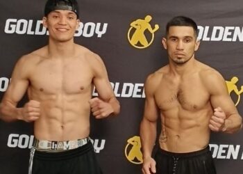 Rubén “Mariachi” Casero superó el pesaje y está listo para su combate de mañana en la ciudad de Los Ángeles
