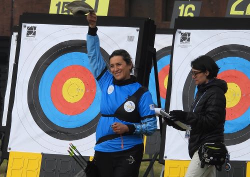 Sara Mediza aseguró una medalla de bronce en Arco Raso para Uruguay en el Grand Prix Americas de Chile