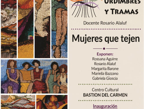 “Mujeres que tejen”, muestra de arte textil en el Bastión del Carmen de Colonia