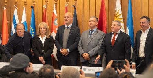 Carlos Enciso asumió la presidencia del Congreso de Intendentes y Guillermo Rodríguez presidirá la Comisión de Seguimiento del SUCIVE