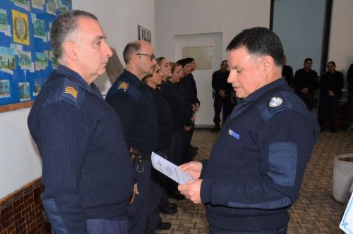 Jefatura de Policía de Colonia distinguió a efectivos por su labor y compromiso