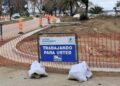 Avanzan las obras de extensión del cordón-cuneta en la Rambla de Colonia