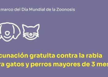Jornada gratuita de vacunación antirrábica para gatos y perros en Colonia