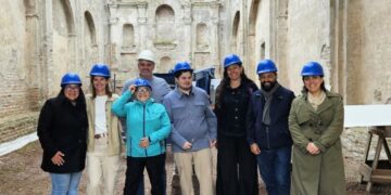 Consultor de la ONU visitó las obras de puesta en valor de Capilla Belén en la Calera de las Huérfanas
