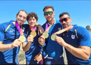 Marcos Sarraute ganó el oro en remo en los Juegos Suramericanos