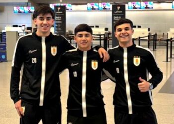 Tres colonienses integran la selección uruguaya que ya está en Venezuela